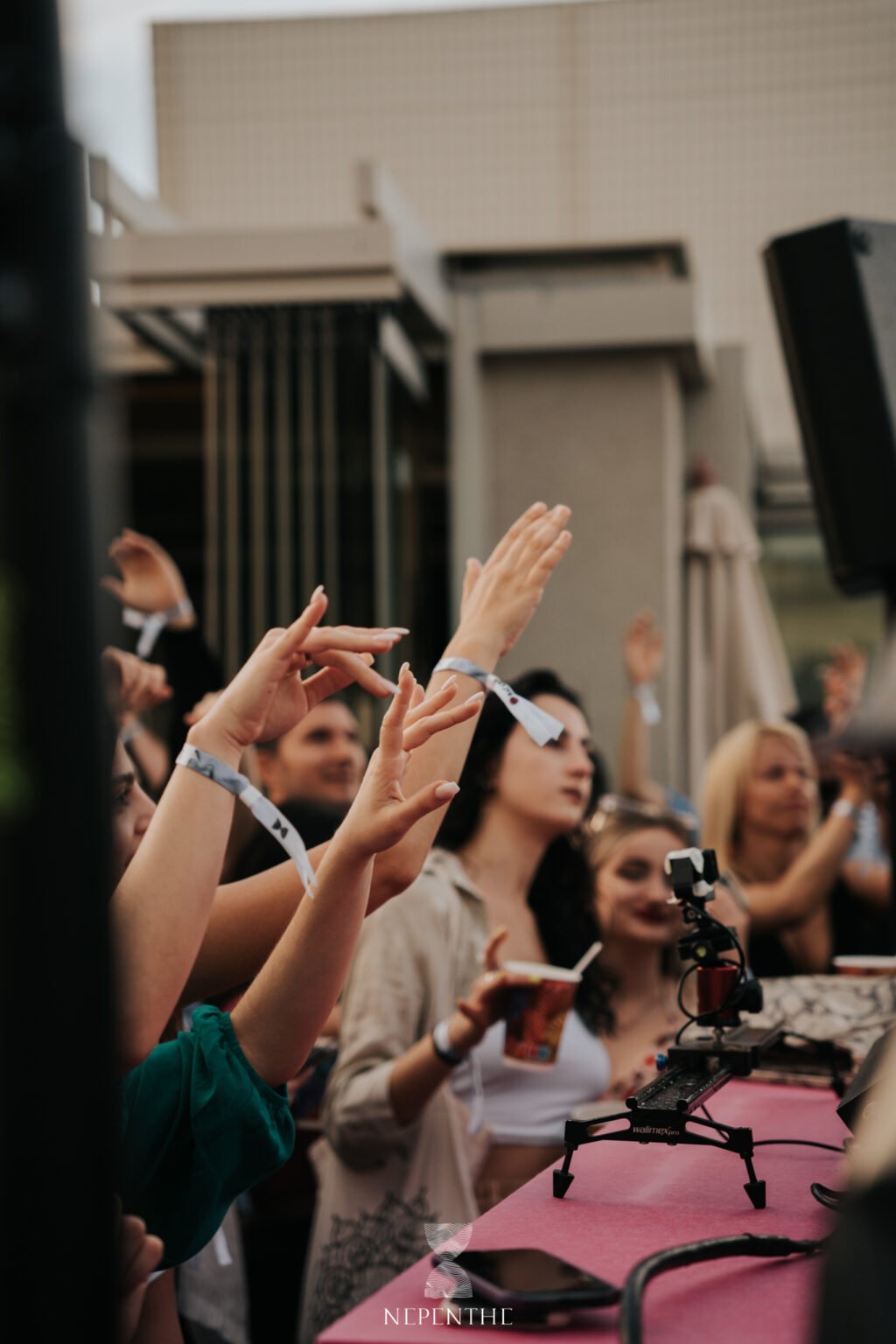 The crowd at NEPENTHE Moxy Marina